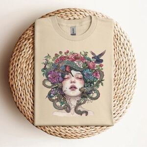 Medusa In Bloom T-Shirt